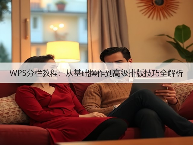 WPS分栏教程:从基础操作到高级排版技巧全解析(图1) WPS分栏教程:从基础操作到高级排版技巧全解析(图1)