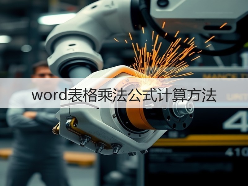 word表格乘法公式计算方法 - 诺云壹观办公网