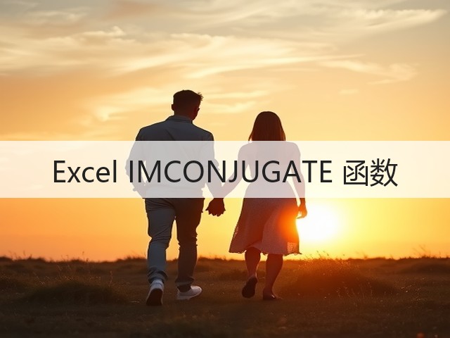 Excel IMCONJUGATE 函数(图3) Excel IMCONJUGATE 函数(图3)