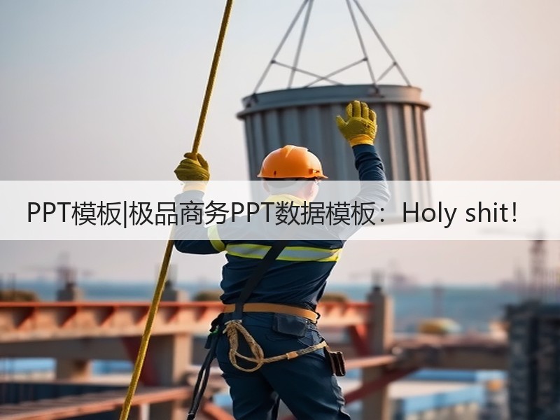 PPT模板|极品商务PPT数据模板：Holy shit！ - 诺云壹观办公网