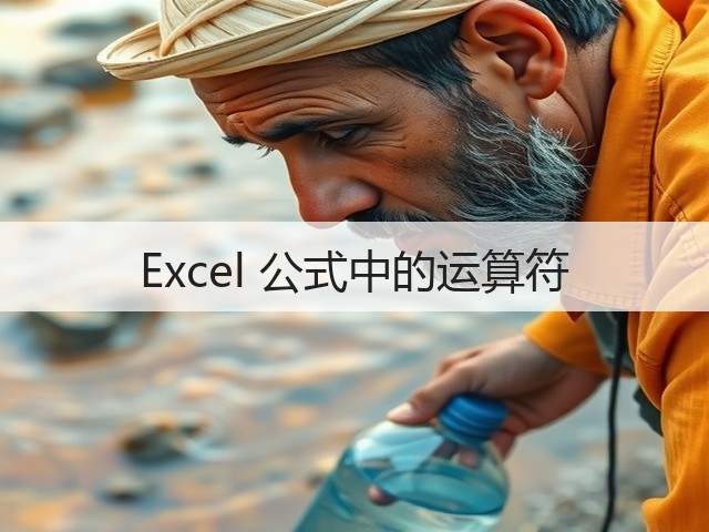 Excel 公式中的运算符(图3) Excel 公式中的运算符(图3)