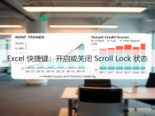 Excel 快捷键:开启或关闭 Scroll Lock 状态(图3) Excel 快捷键:开启或关闭 Scroll Lock 状态(图3)