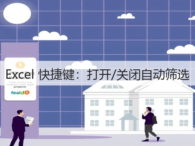 Excel 快捷键:打开/关闭自动筛选(图2) Excel 快捷键:打开/关闭自动筛选(图2)