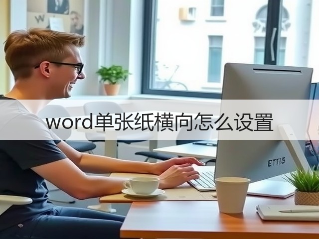 word单张纸横向怎么设置(图2) word单张纸横向怎么设置(图2)