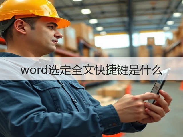 word选定全文快捷键是什么(图3) word选定全文快捷键是什么(图3)