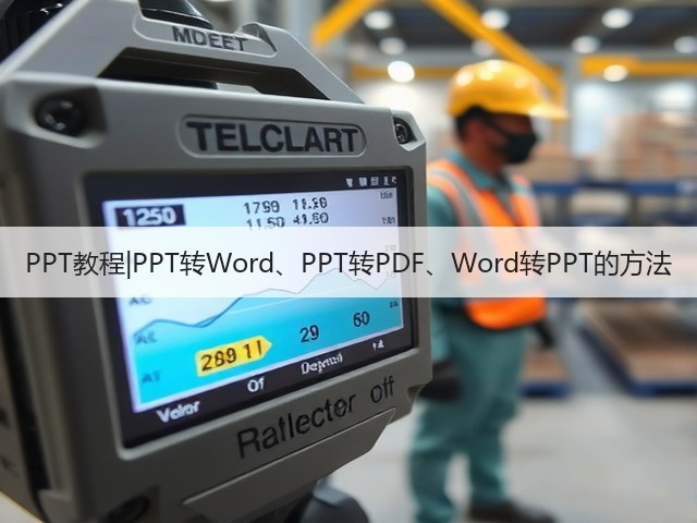 PPT教程|PPT转Word、PPT转PDF、Word转PPT的方法(图2)