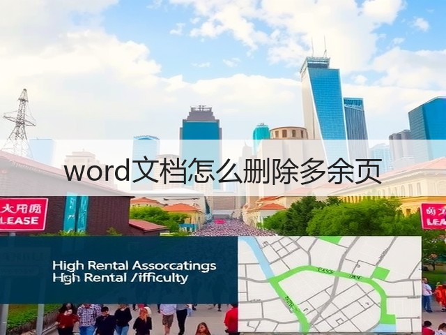 word文档怎么删除多余页(图2) word文档怎么删除多余页(图2)
