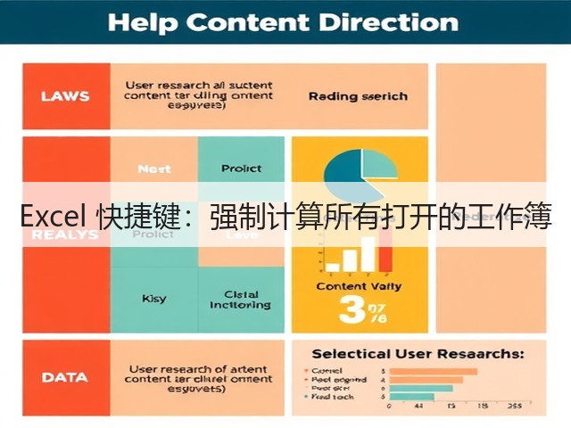 Excel 快捷键:强制计算所有打开的工作簿(图2) Excel 快捷键:强制计算所有打开的工作簿(图2)