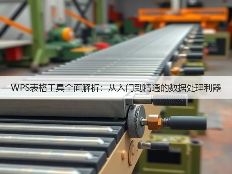 WPS表格工具全面解析：从入门到精通的数据处理利器 - 诺云壹观办公网
