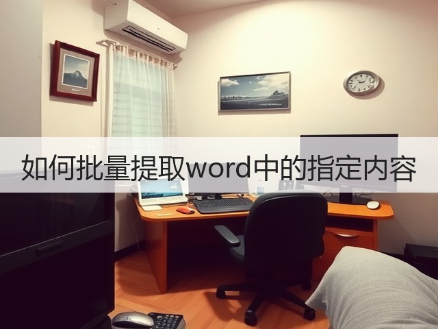如何批量提取word中的指定内容(图1)