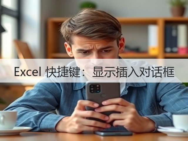 Excel 快捷键：显示插入对话框(图2)