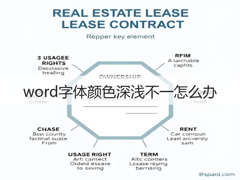 word字体颜色深浅不一怎么办 - 诺云壹观办公网