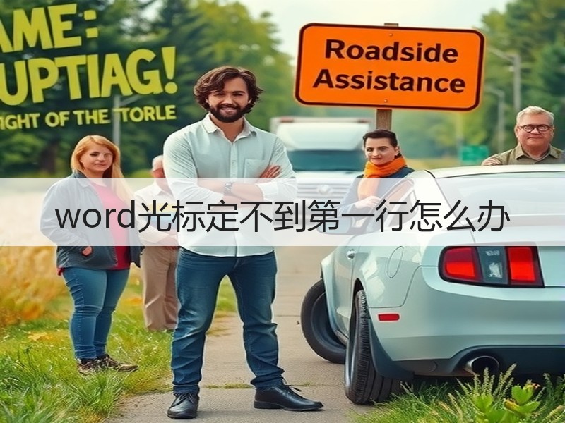 word光标定不到第一行怎么办 - 诺云壹观办公网