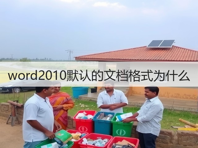 word2010默认的文档格式为什么(图3)