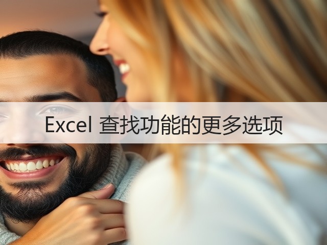 Excel 查找功能的更多选项(图3) Excel 查找功能的更多选项(图3)