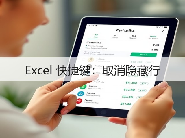 Excel 快捷键：取消隐藏行(图2)