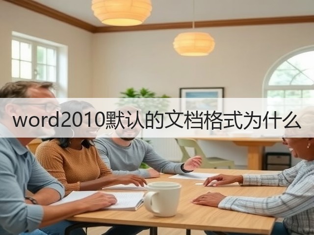 word2010默认的文档格式为什么(图1)