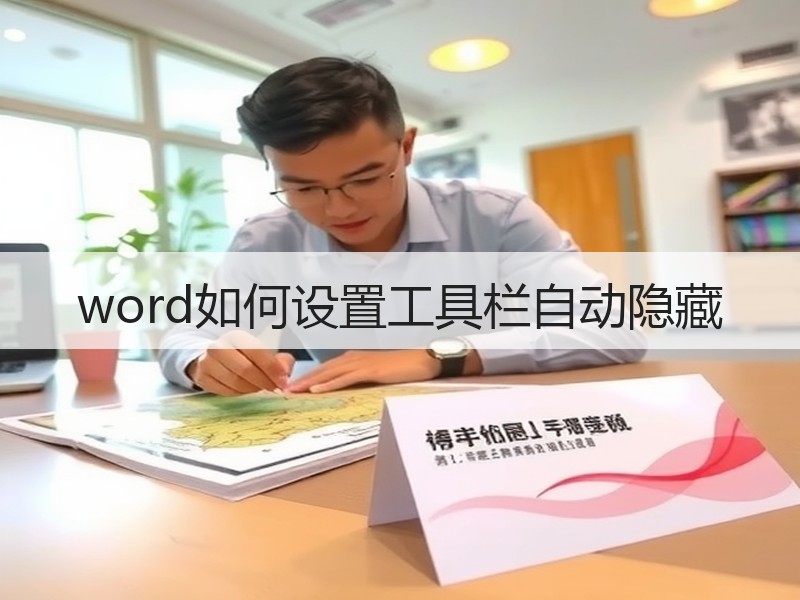 word如何设置工具栏自动隐藏 - 诺云壹观办公网