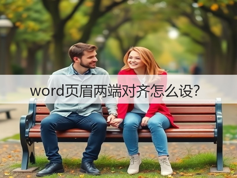 word页眉两端对齐怎么设？ - 诺云壹观办公网