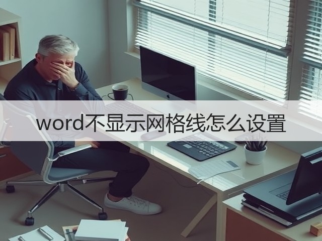word不显示网格线怎么设置(图2)