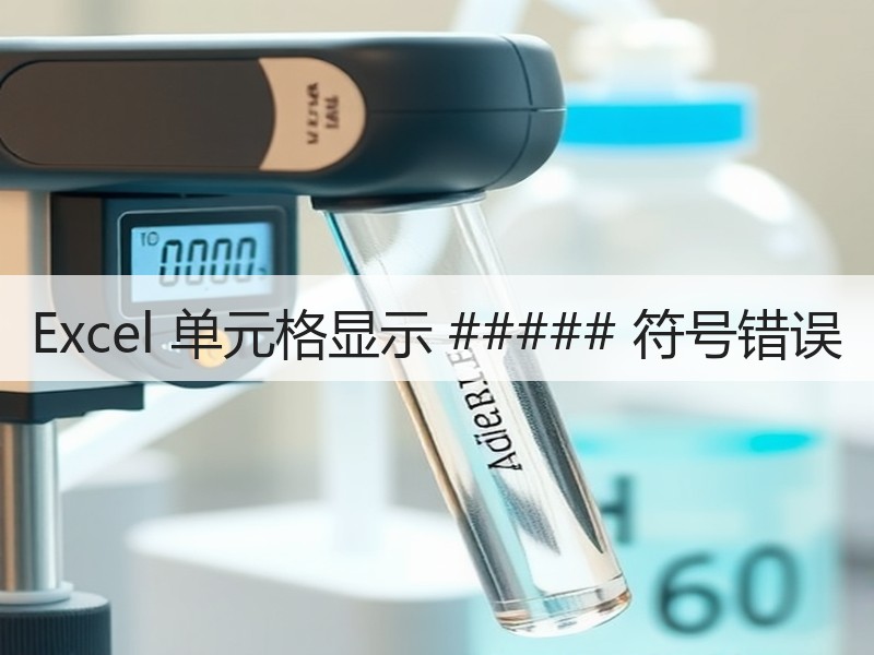 Excel 单元格显示 ##### 符号错误 - 诺云壹观办公网