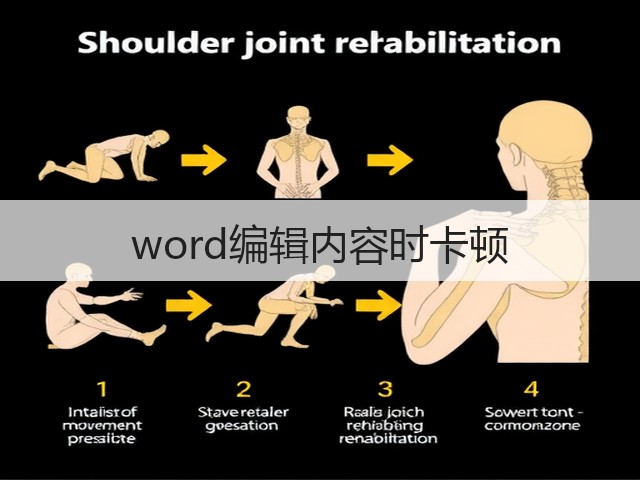 word编辑内容时卡顿(图3) word编辑内容时卡顿(图3)